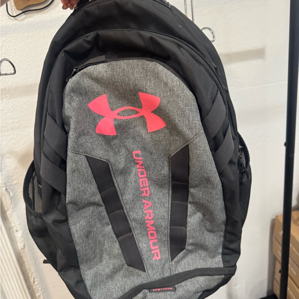 Under Armour Black and Gray Sporty Backpack